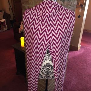 LuLaRoe TC leggings Fushia/White